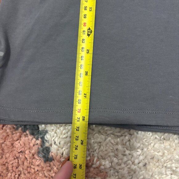 Gymshark Shirt Mens Small Muscle Fit Gray Logo Spell Out Athletic Gym Lifting - Picture 6 of 6